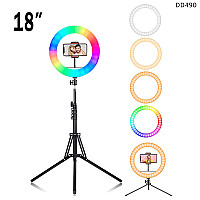 RGB осветление LED ринг 18 инча лампа със стойка - DD490